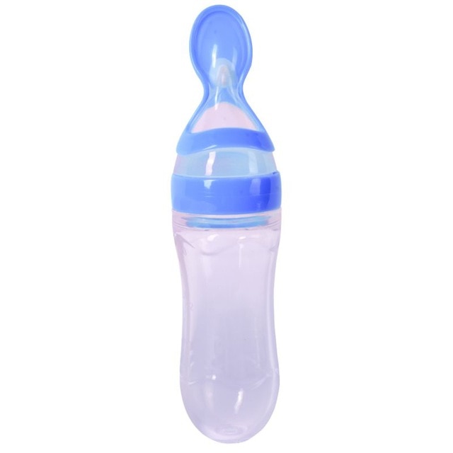 Toddler Feeding Bottle With Spoon