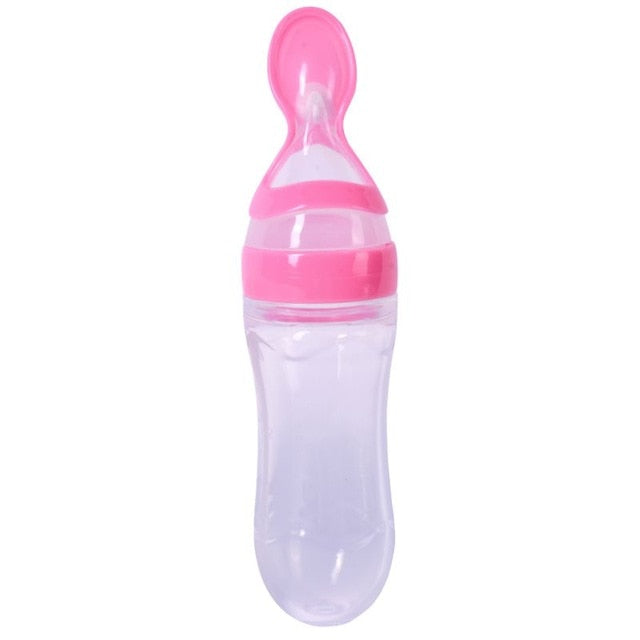 Toddler Feeding Bottle With Spoon