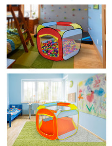 Childrens Six-Side Folding Portable Playpen