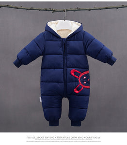 Newborn Plus Velvet Snowsuit