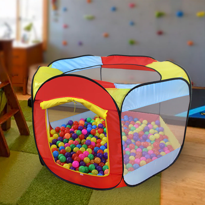 Childrens Six-Side Folding Portable Playpen