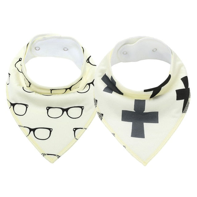 Bandana Bibs Pattern 2pcs | BabyCulture