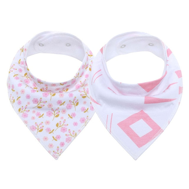 Bandana Bibs Pattern 2pcs | BabyCulture