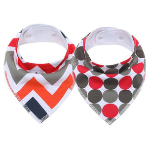 Bandana Bibs Pattern 2pcs | BabyCulture