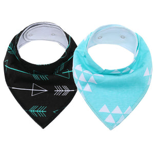 Bandana Bibs Pattern 2pcs | BabyCulture