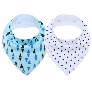 Bandana Bibs Pattern 2pcs | BabyCulture