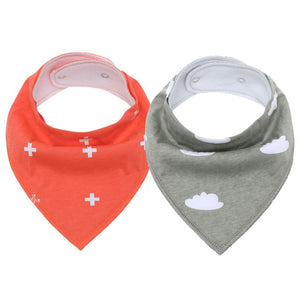 Bandana Bibs Pattern 2pcs | BabyCulture