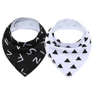 Bandana Bibs Pattern 2pcs | BabyCulture