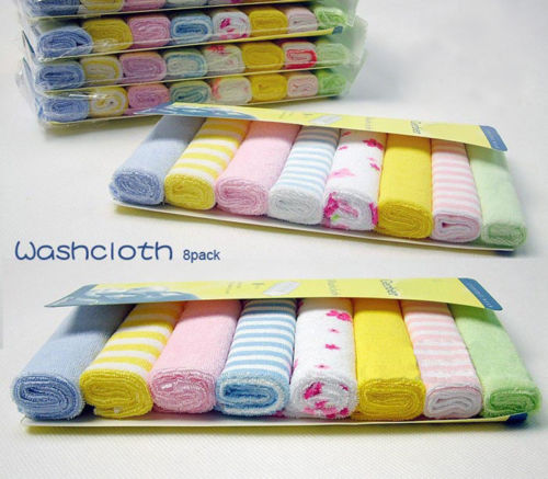 Soft Cotton Bath Baby Towel 8pcs | BabyCulture